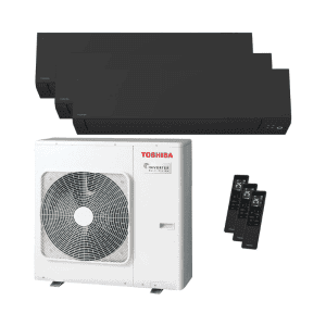 Toshiba Shorai Edge Black 10, Musta ilmalämpöpumppu ExtraEnergia